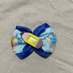 Blue and Pink Kids Hair Bow